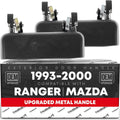 Exterior Front Driver & Passenger Door Handle - Textured Metal Upgrade