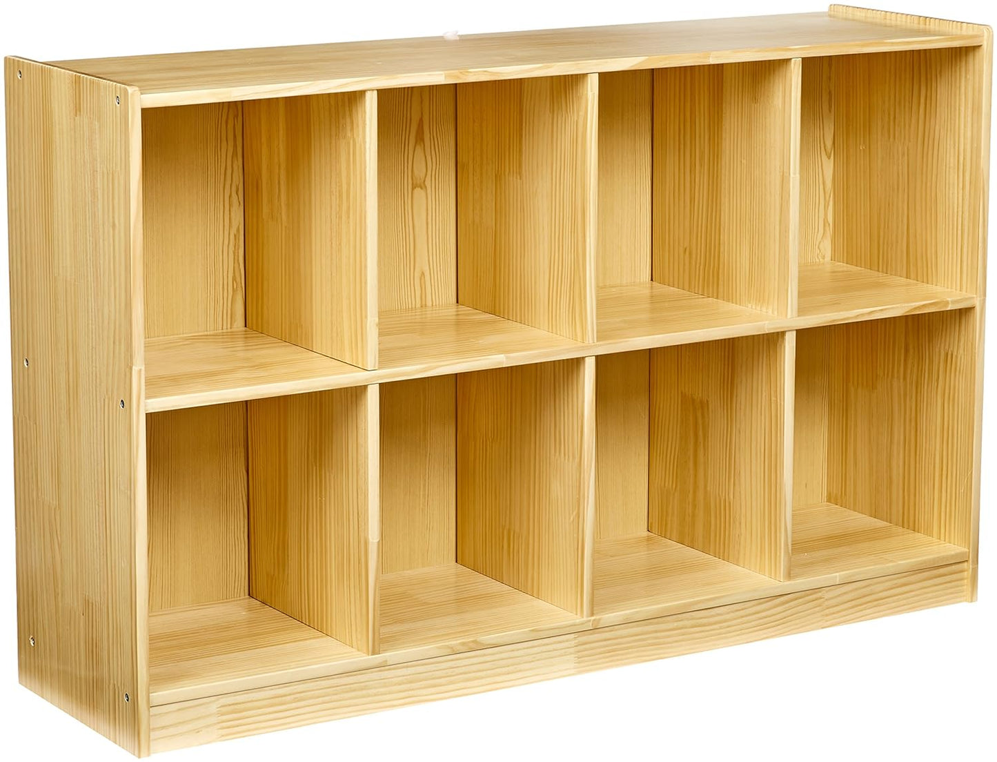 8-Compartment Storage Cabinet for Organizing Backpacks and Supplies