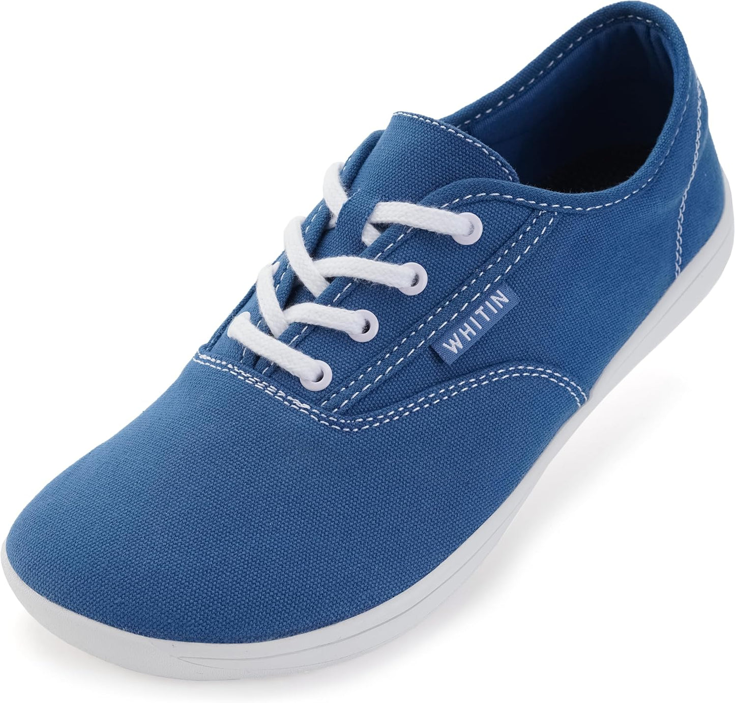 WHITIN Men's Wide Canvas Barefoot Sneakers for Natural Comfort