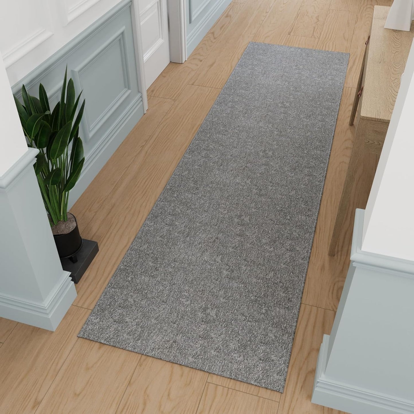 Ottomanson Ultra-Thin Hallway Runner Rug for High-Traffic Areas