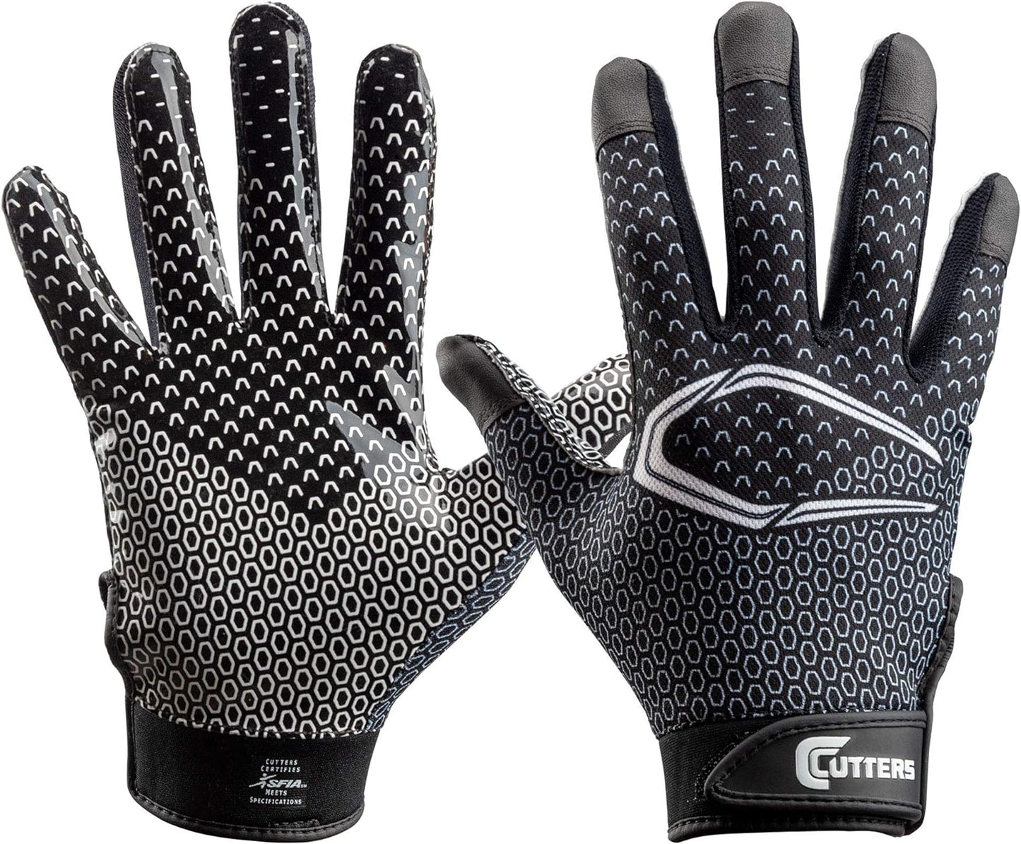 CUTTERS Game Day Receiver Gloves - Youth L/XL