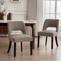 VKNOW Wooden Dining Chairs Set of 2 - Modern Upholstered Comfort