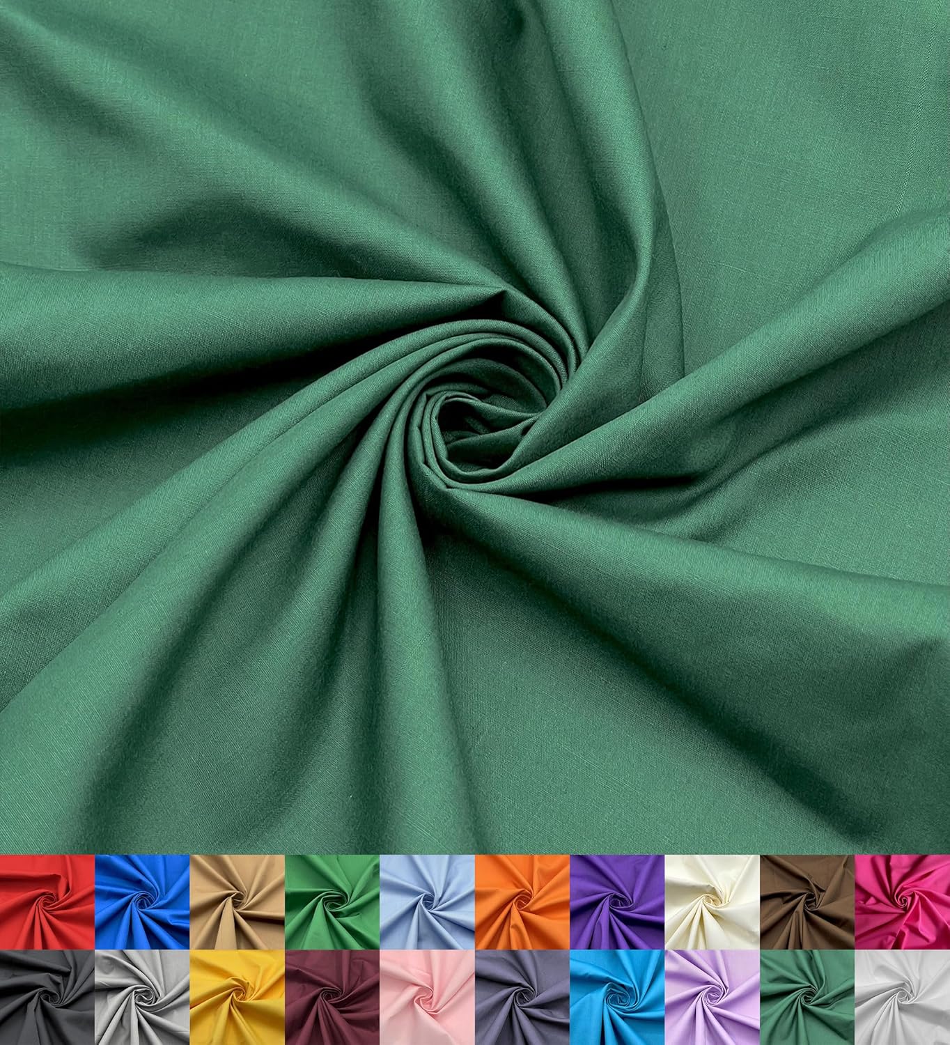 EOVEA Cotton Polyester Fabric 60in Wide for Sewing Projects
