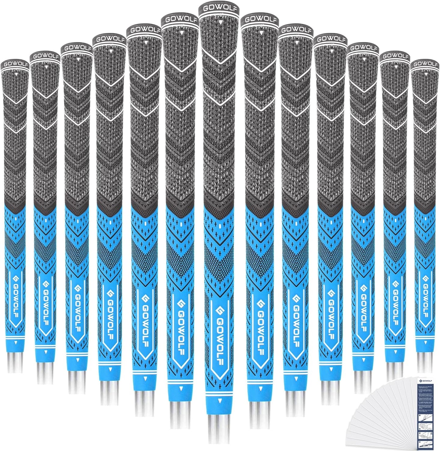 Gowolf Multi-compound Golf Grips Kit