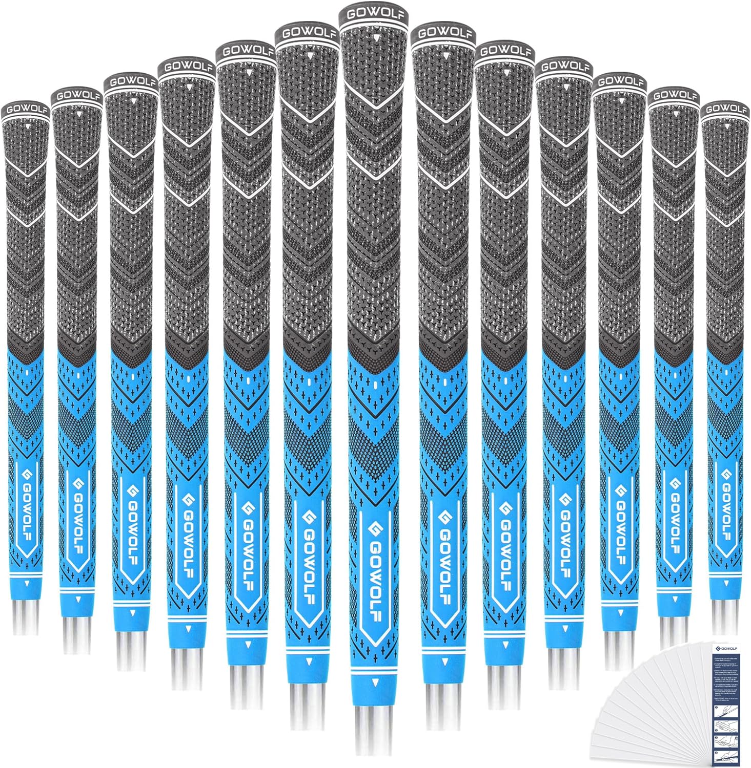 Gowolf Multi-compound Golf Grips Kit
