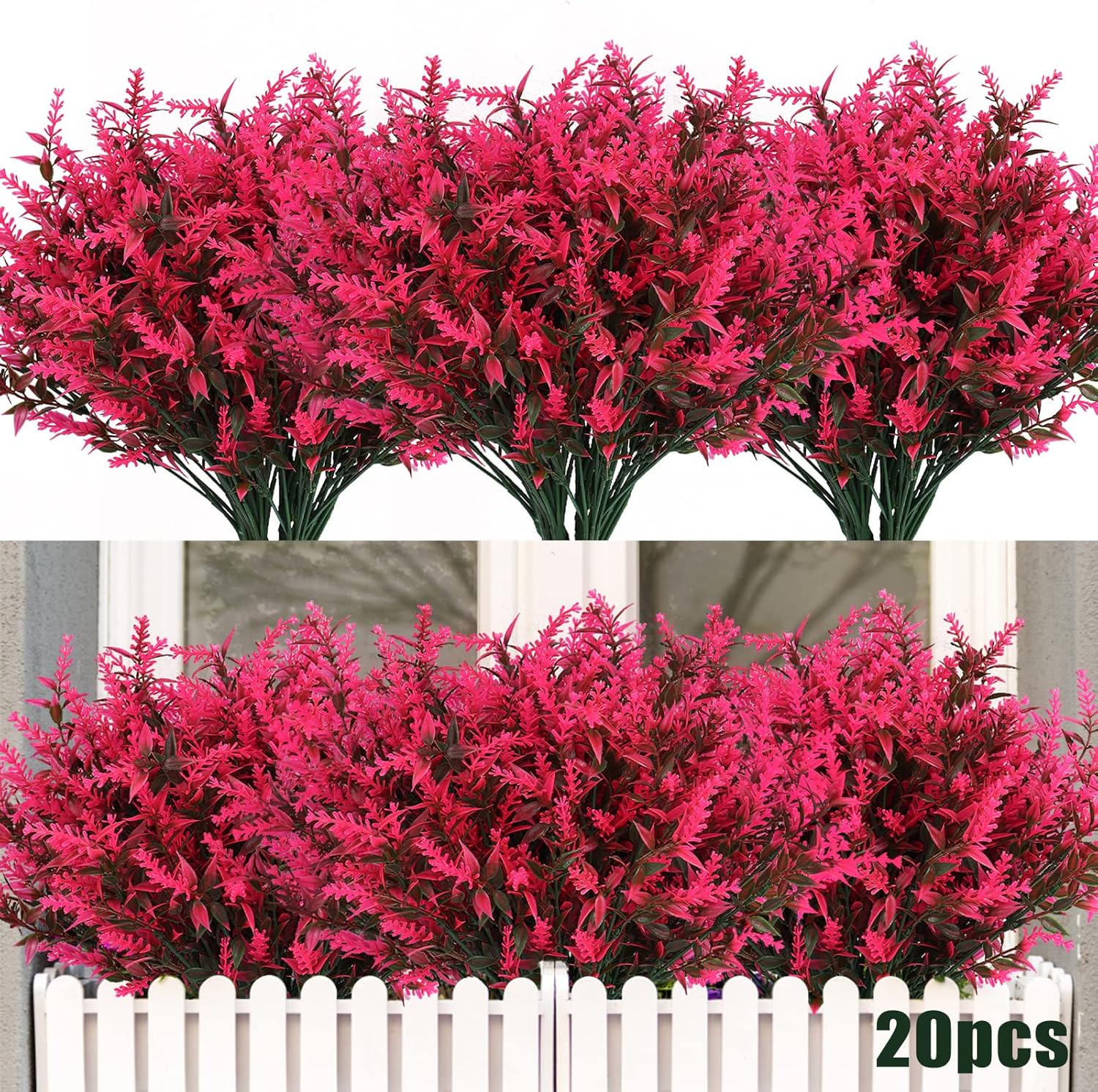 Artificial Lavender Flowers for Outdoor Spring Decorations