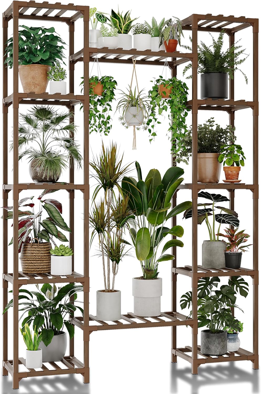 GENTINGBRO Plant Stand Indoor Outdoor 62.2 Tall Shelf
