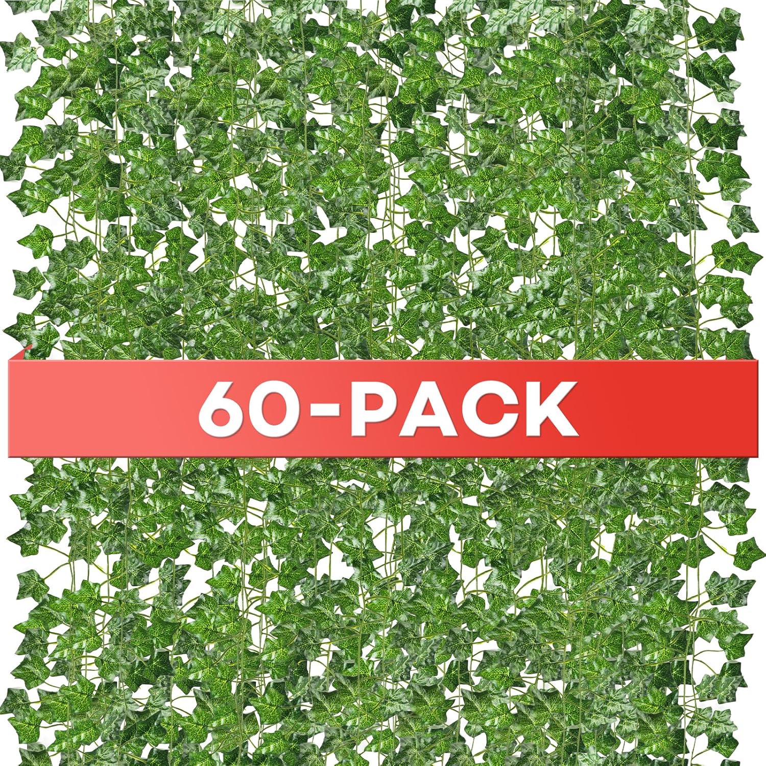 60 Pack 420 Feet Fake Ivy Vines for Home and Wedding Decor
