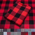 Pico Textiles 3 Yards Bolt Red and Black Buffalo Plaid Fabric