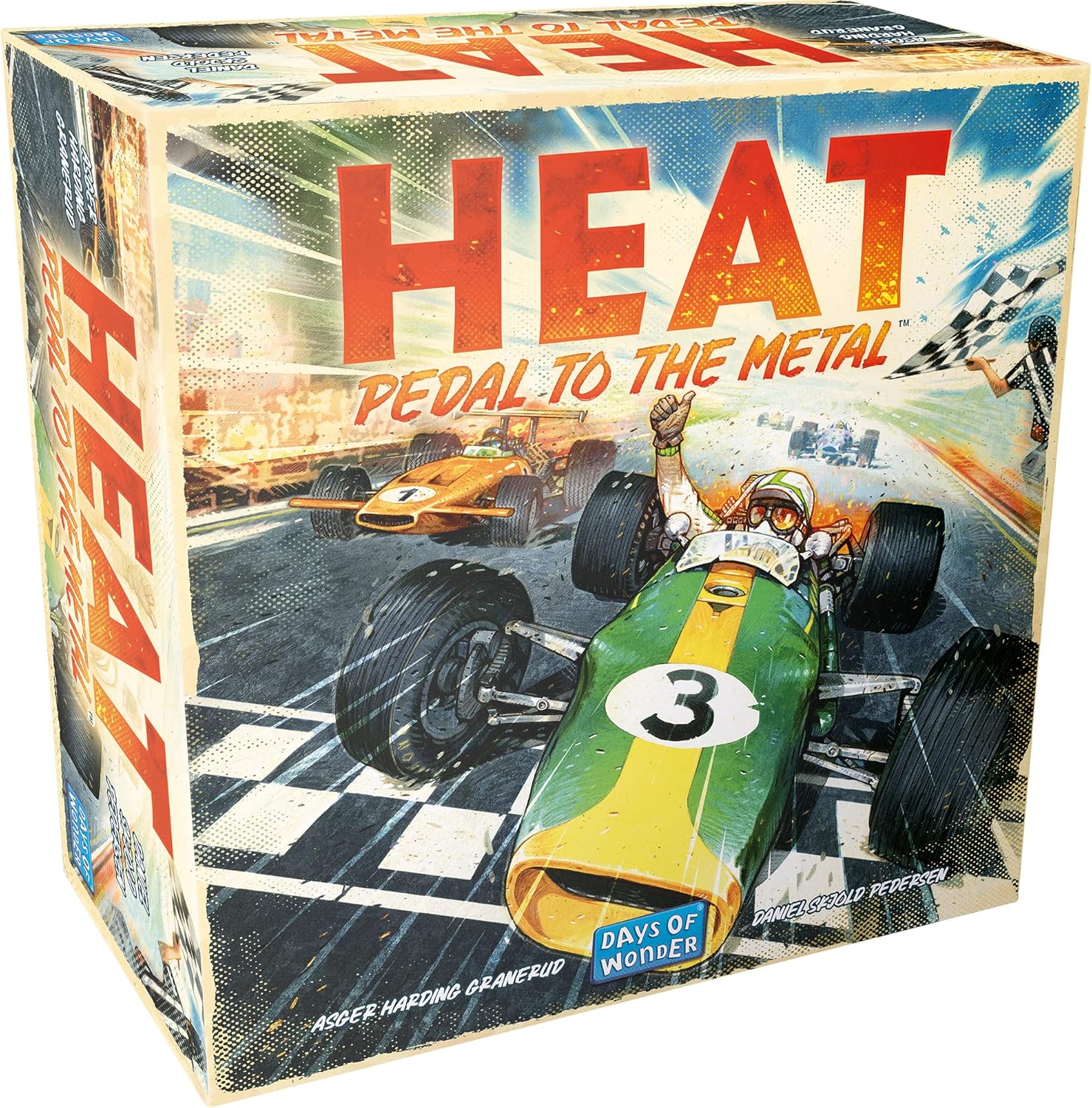 HEAT Pedal to the Metal Board Game - Intense Car Racing Fun