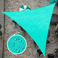 ColourTree 13ft x 16ft x 20.6ft Turquoise Triangle Shade Sail