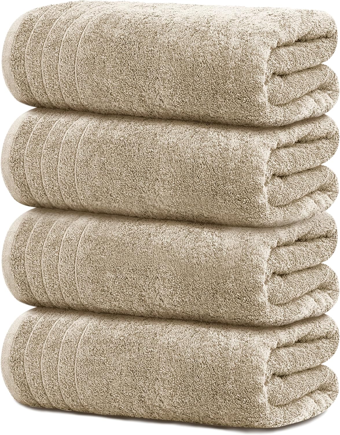 Extra Large Bath Towels Pack of 4, Super Soft & Absorbent