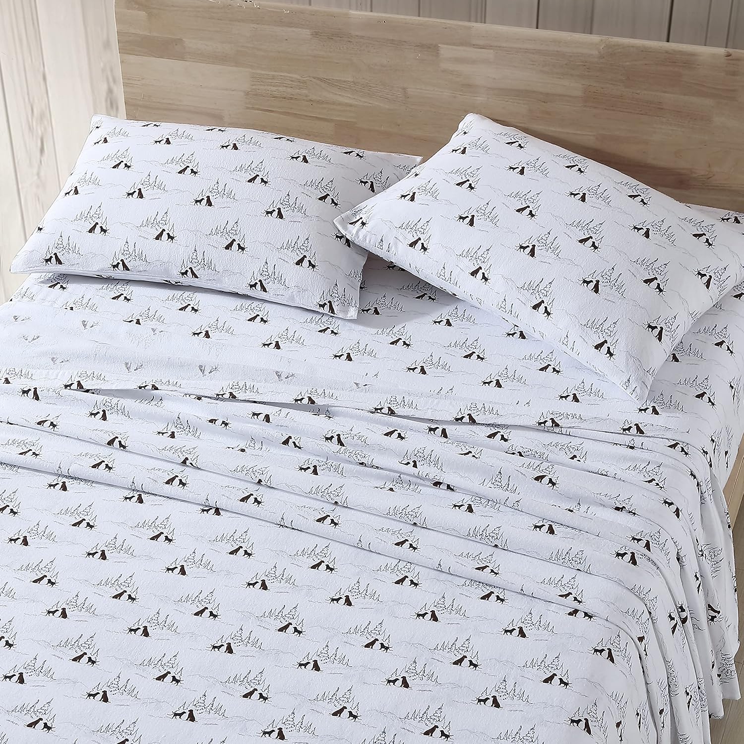 Eddie Bauer Full Cotton Flannel Bedding Set for Cozy Comfort