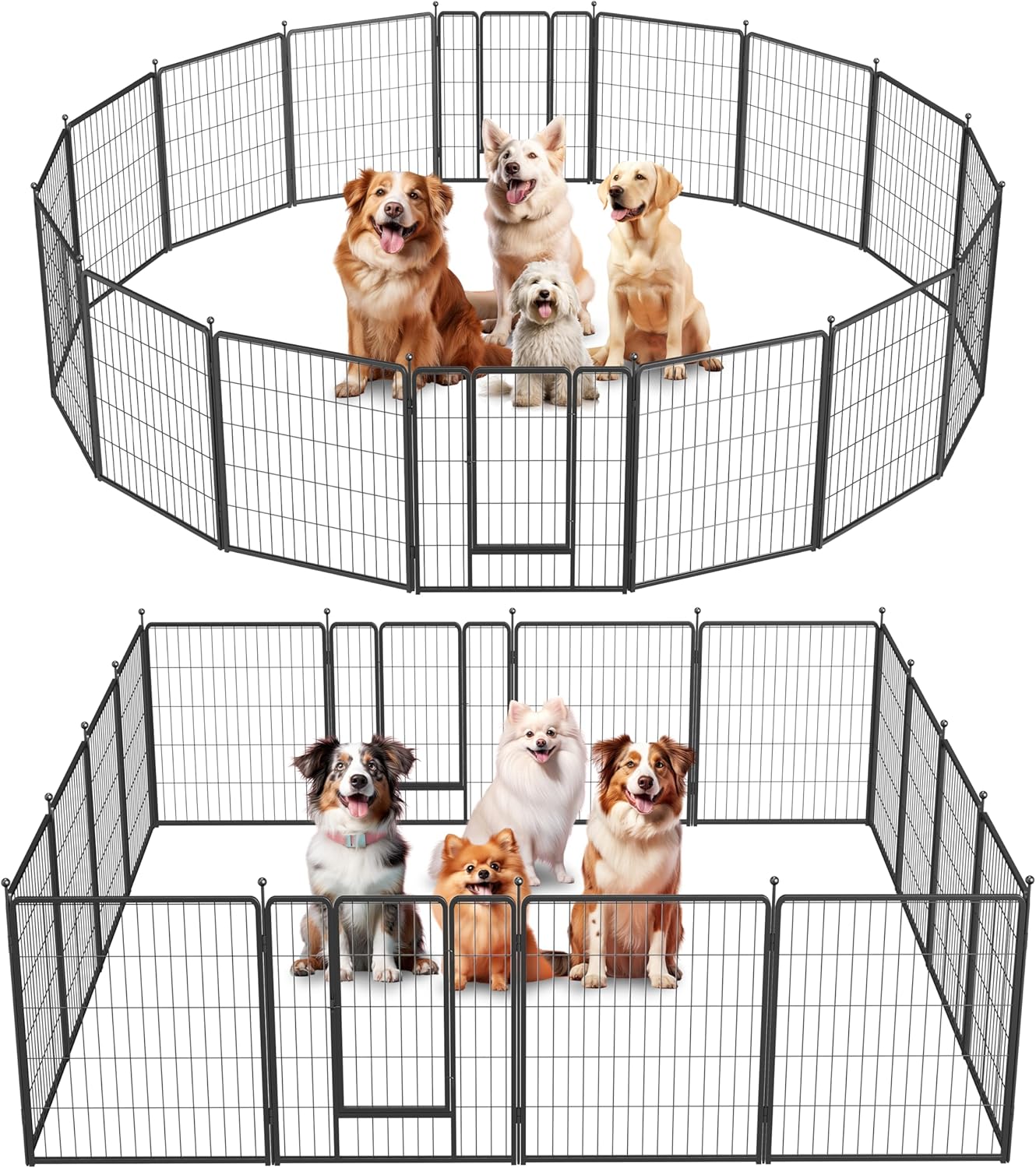 Simple Deluxe Dog Playpen for Safe and Flexible Pet Spaces