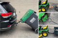 Premium Combo Hitch for Trash Cans and Lawn Equipment - Heavy-Duty