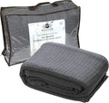 Combed Cotton Twin Blanket 66 x 90 in - Soft All-Season