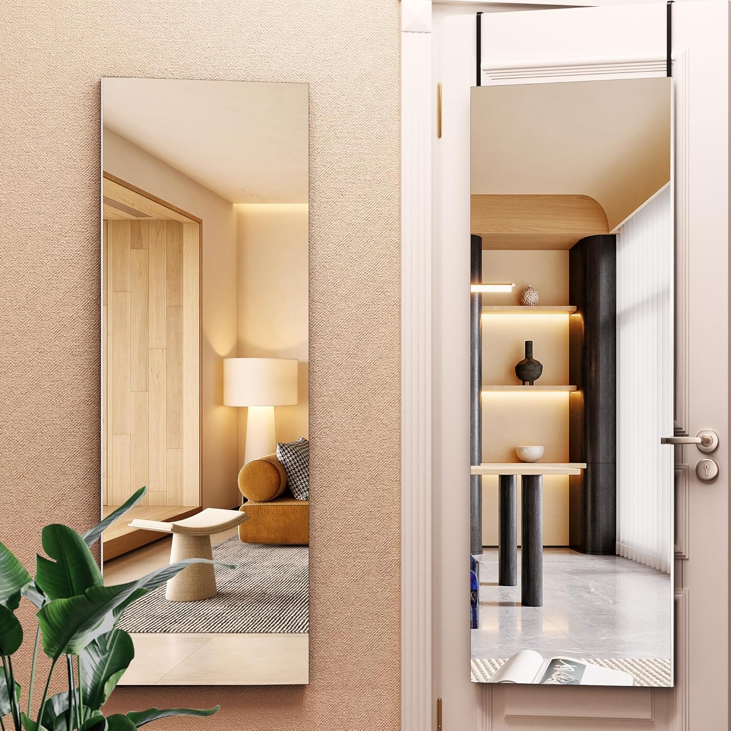 Hasipu Door Mirror Full Length, 47in x 15.8in for Any Room