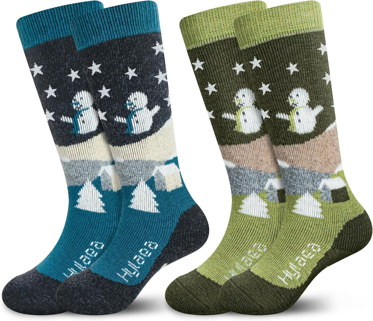Cozy Kids Ski Socks by Hylaea