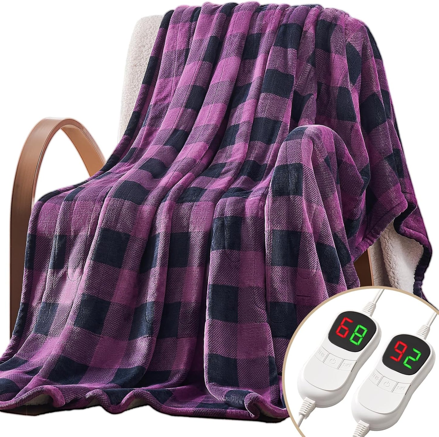 Homemate Electric Blanket Heated Queen Size for Ultimate Comfort