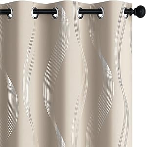 Deconovo Thermal Insulated Blackout Curtains for Bedroom Decor