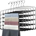 Pants Hangers 5-Tier Closet Organizer - Space Saving