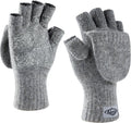 Palmyth Magnetic Convertible Mittens Fingerless Mitts - Warm