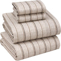 100% Cotton Percale Queen Sheet Set - Crisp, Deep-Pocket Comfort