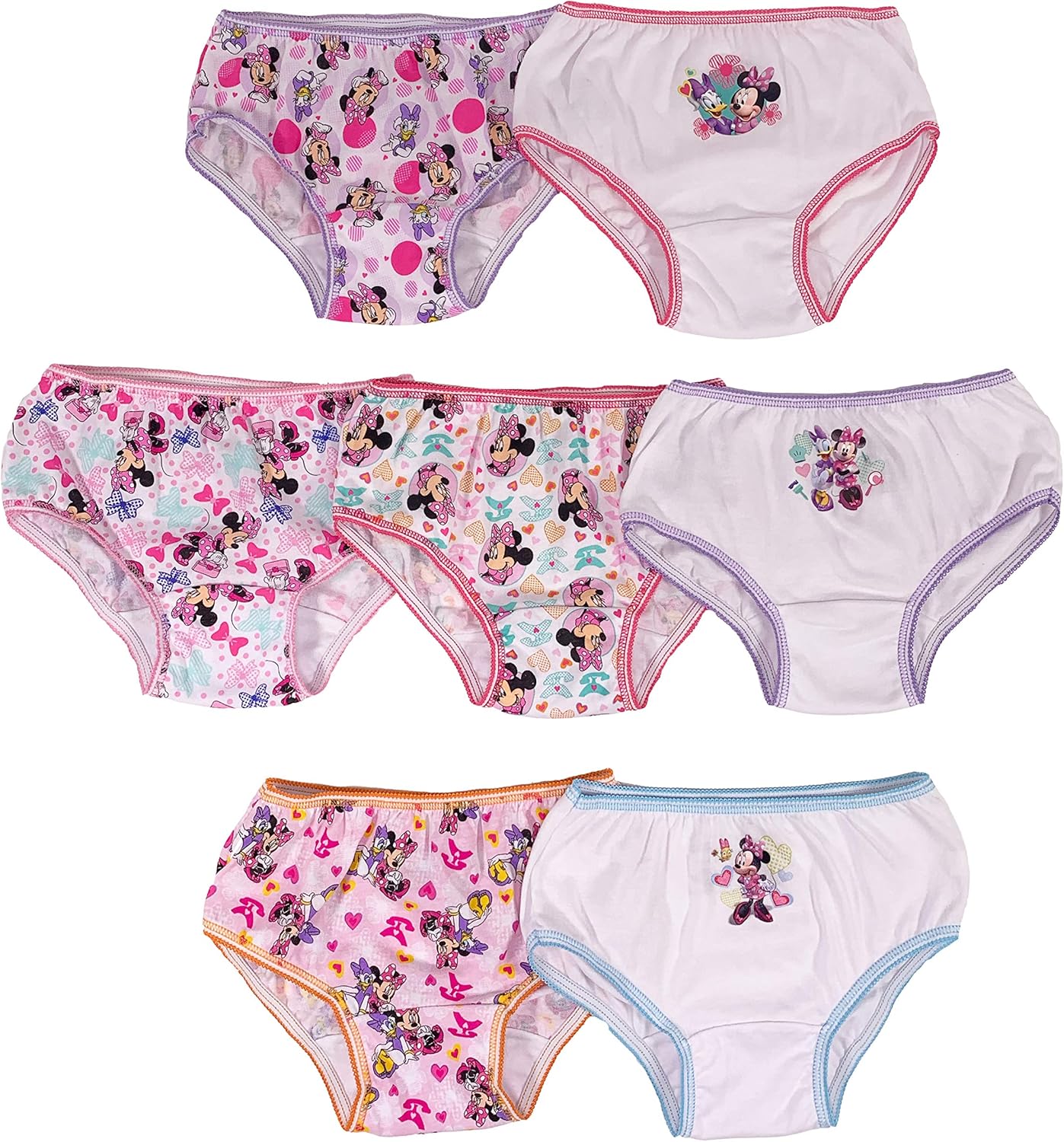 Minnie Mouse Underwear Set: Multiple Prints, Sizes 2/3t-8