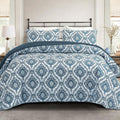 Exclusivo Mezcla Reversible Boho Quilt Set King Size - Lightweight