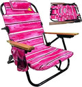 EasyGo Beach Chair 5-Position Backpack - Padded High Back Comfort