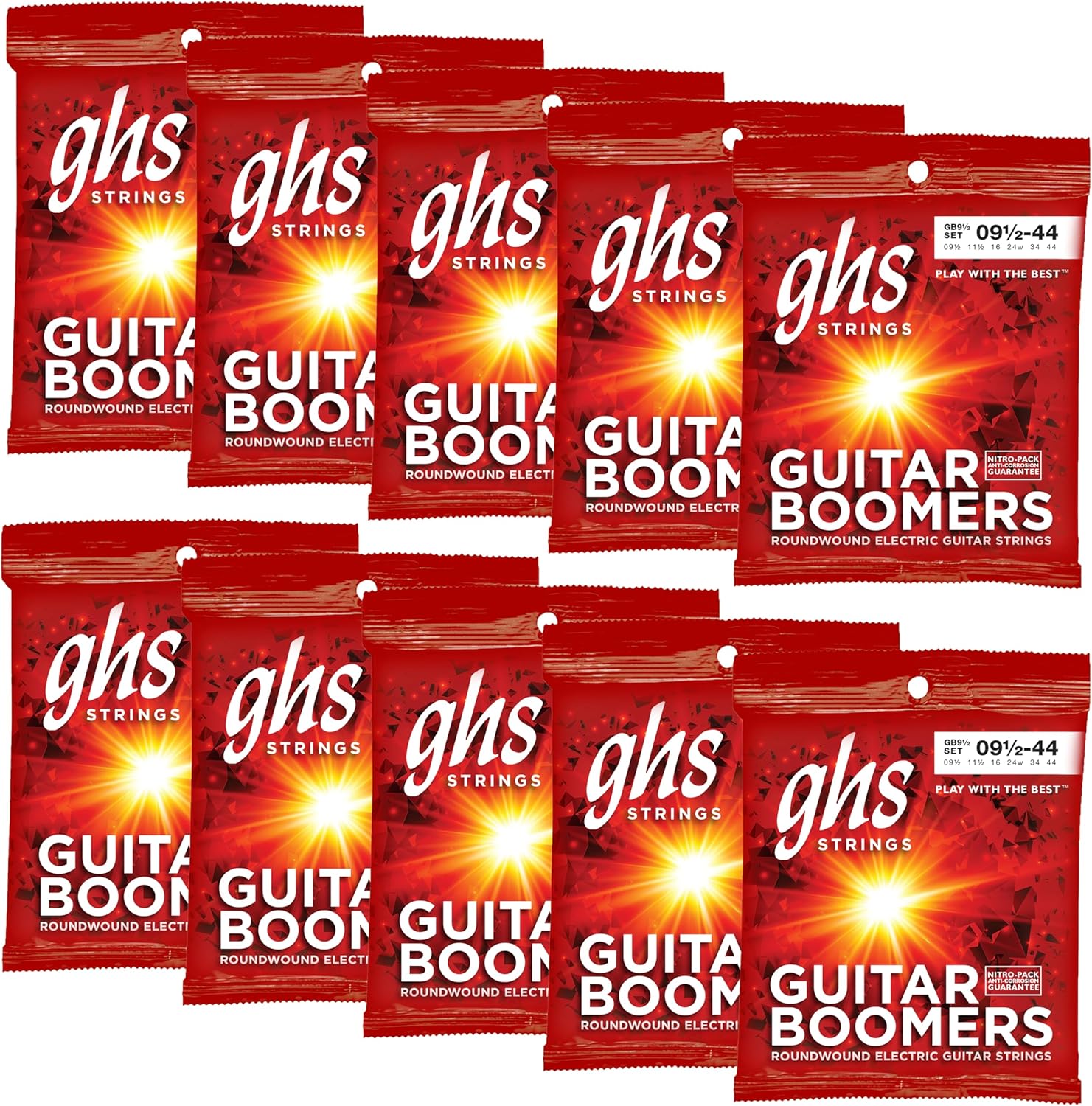 GHS Boomers Electric Guitar Strings for Legendary Tone & Strength