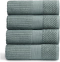 100% Cotton Bath Towel Set of 4 - Soft, Quick-Dry 600 GSM