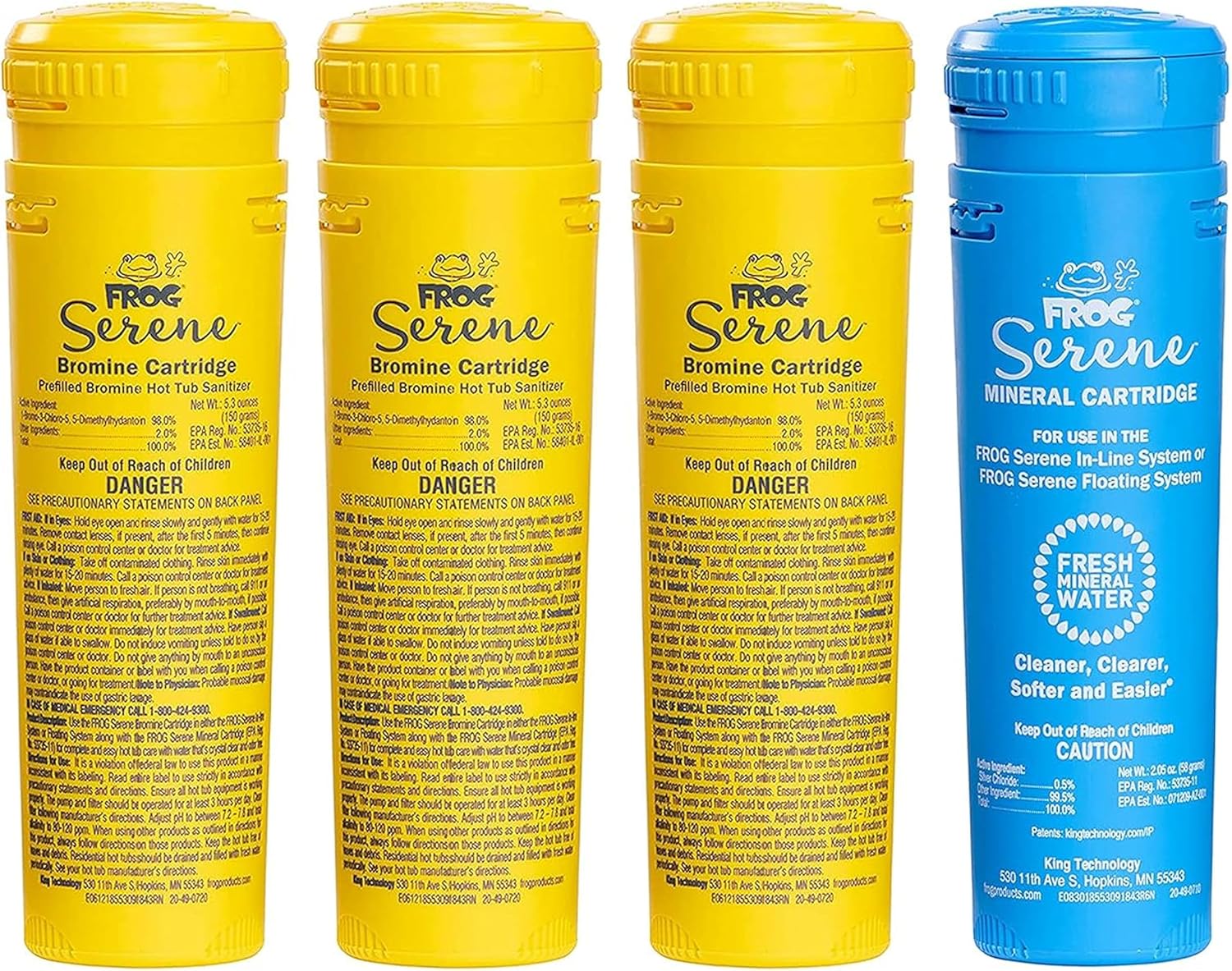 FROG Serene Replacement Cartridge Kit for Hot Tub Maintenance