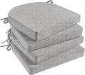 Basic Beyond Chair Cushions 4 Pack 16 x 16 in - Memory Foam Comfort