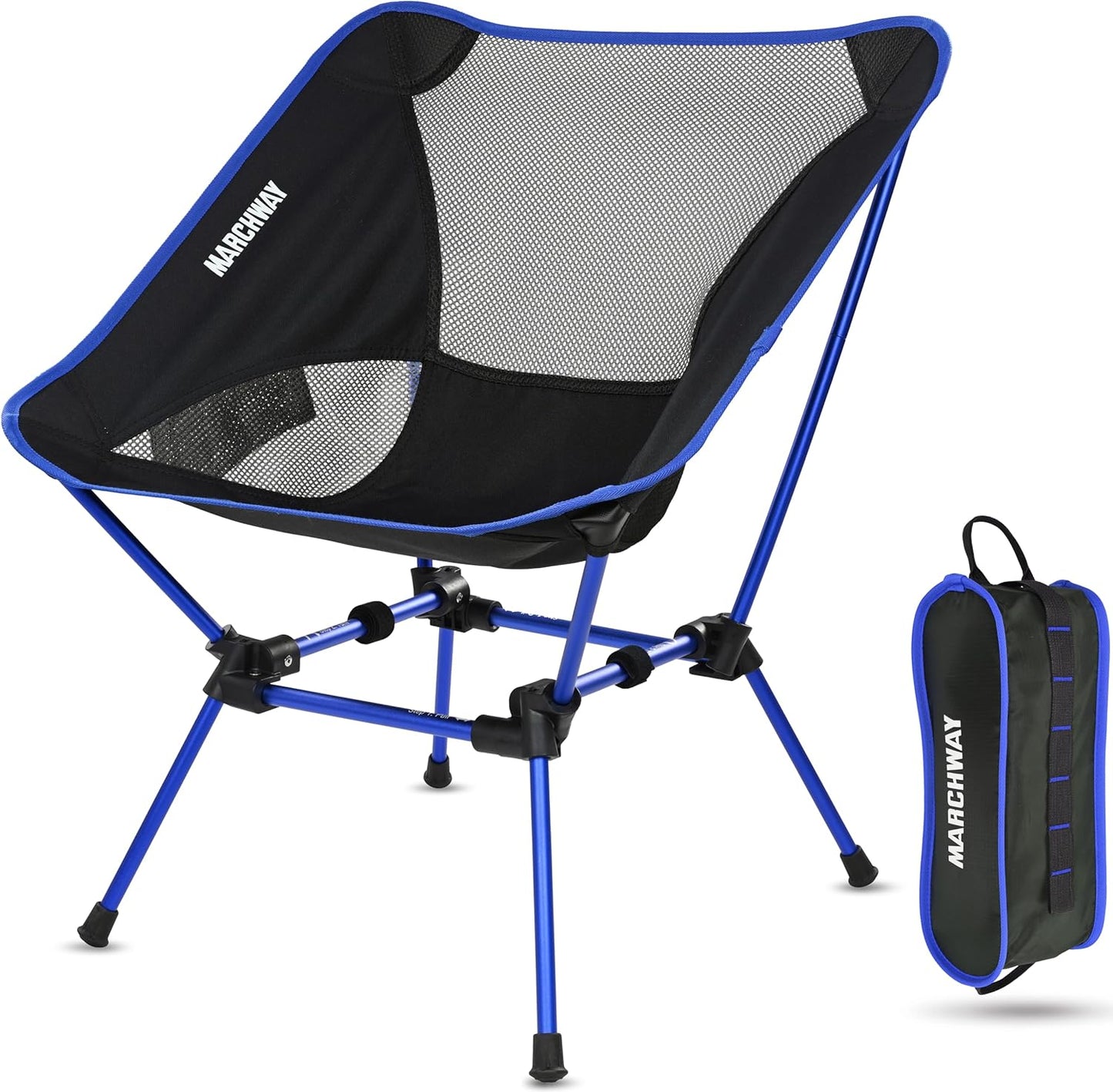 MARCHWAY Ultralight Folding Camping Chair for Outdoor Adventures