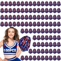 100Pcs Metallic Cheerleading Pom Poms for Team Spirit Events