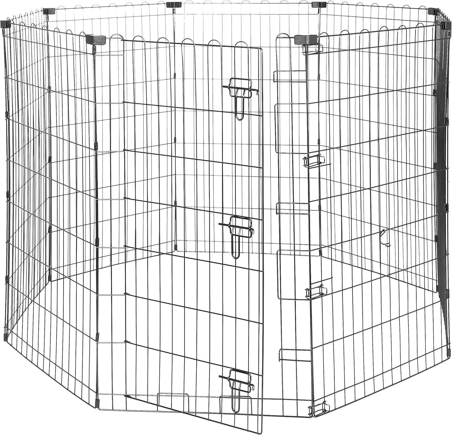 Foldable Octagonal Metal Exercise Dog Playpen for Pets