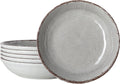 LEHAHA Farmhouse Melamine Pasta Bowl Set of 6 for All Occasions