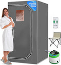 Portable Full Size Home Steam Sauna - One Person Steam Spa