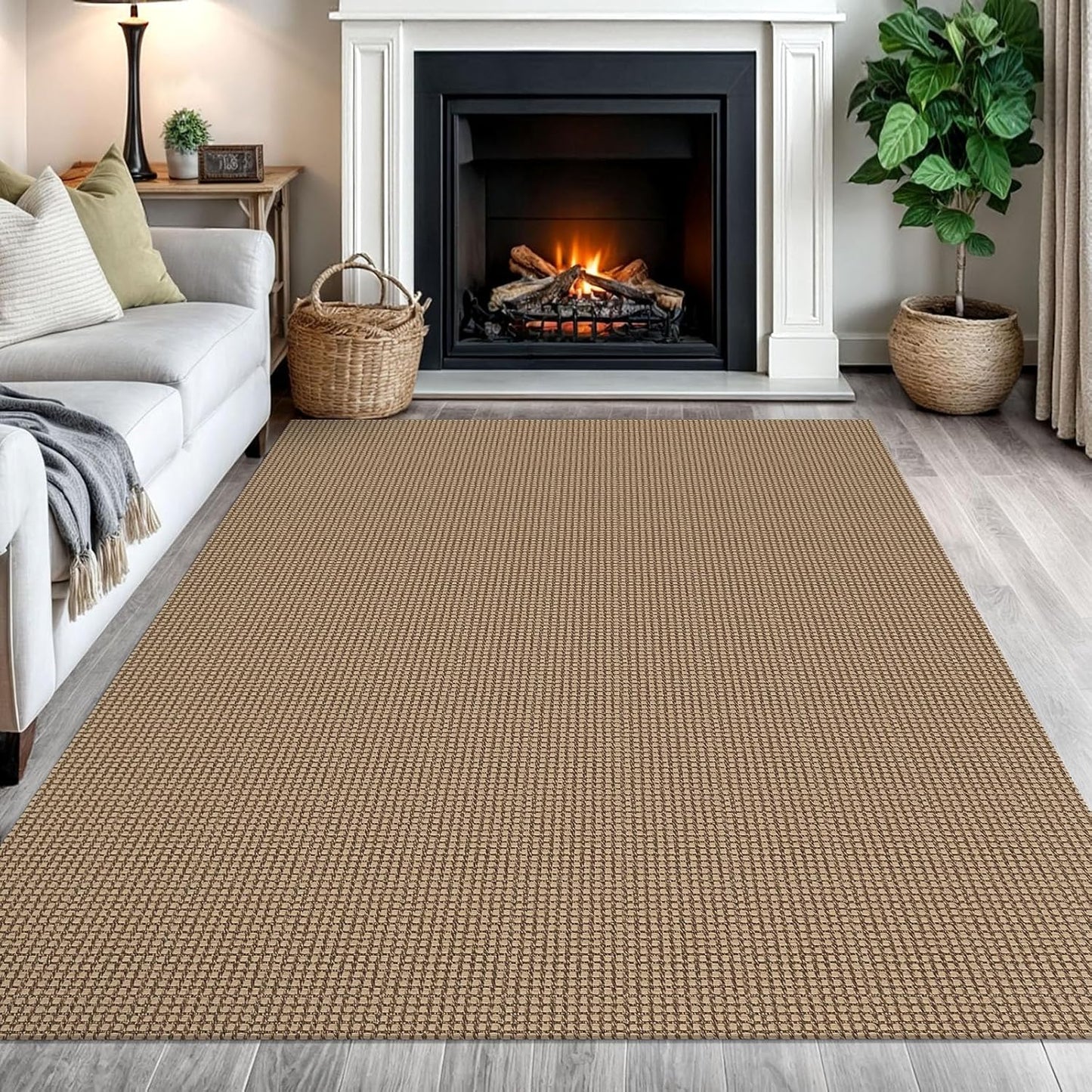 IOHOUZE Washable Area Rug 5x7 for Living Room and Bedroom
