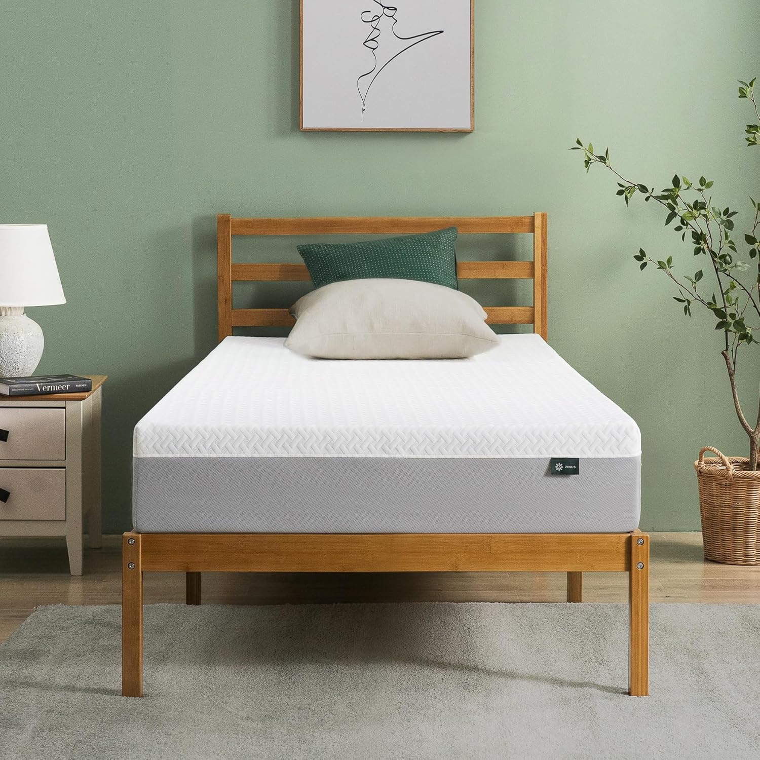 ZINUS 10 Inch Green Tea Essential Memory Foam Mattress Review