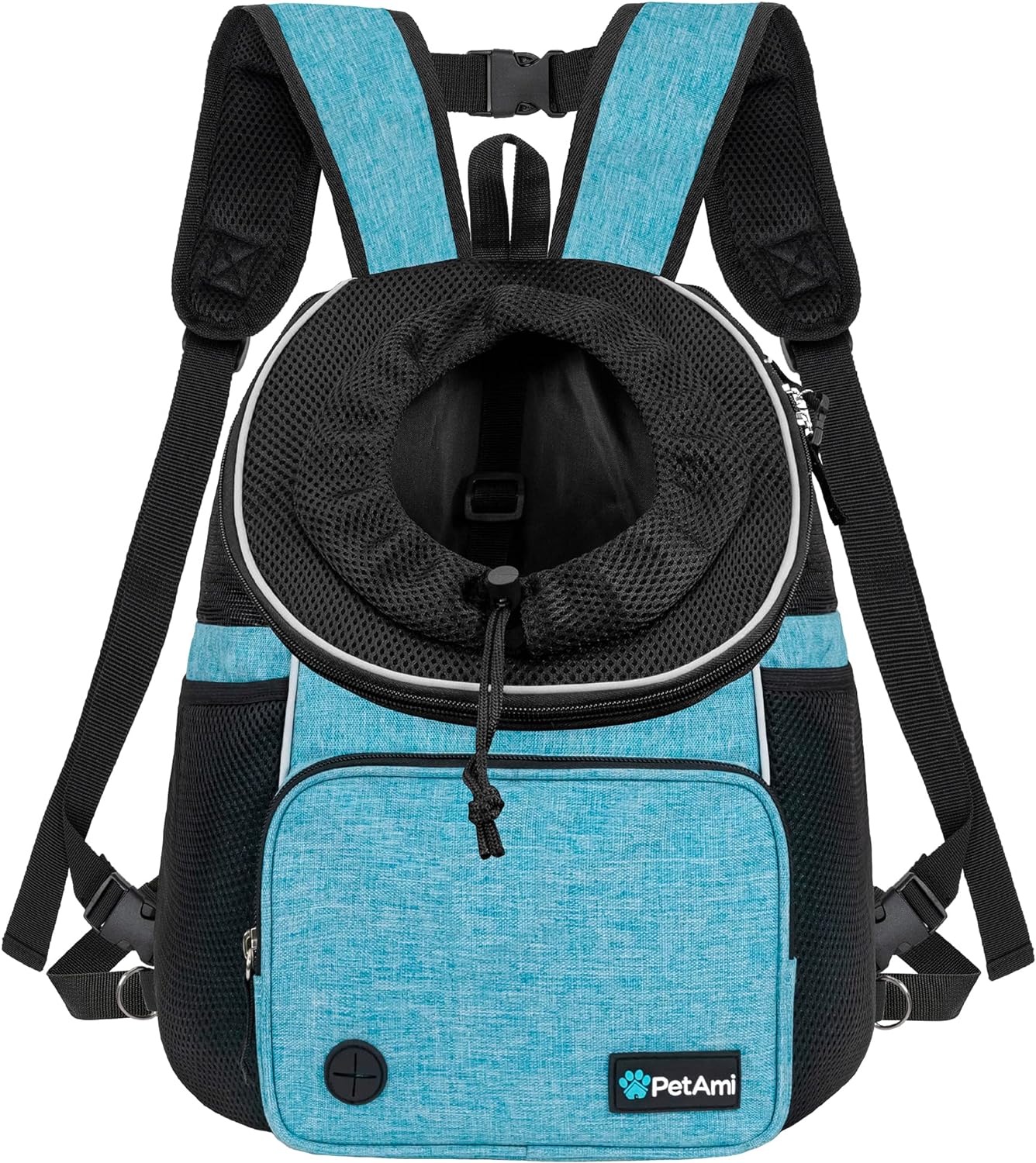 PetAmi Adjustable Cat & Dog Chest Carrier for Hiking & Camping