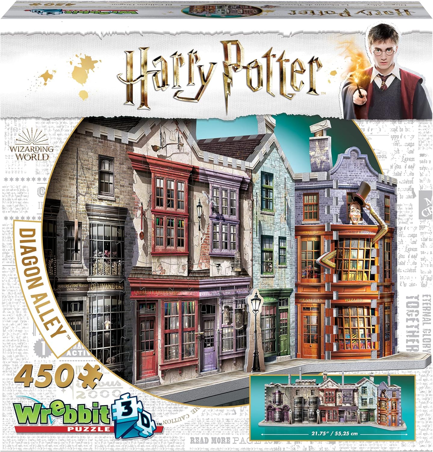 Wrebbit3D Harry Potter Diagon Alley 3D Puzzle Model for Fans