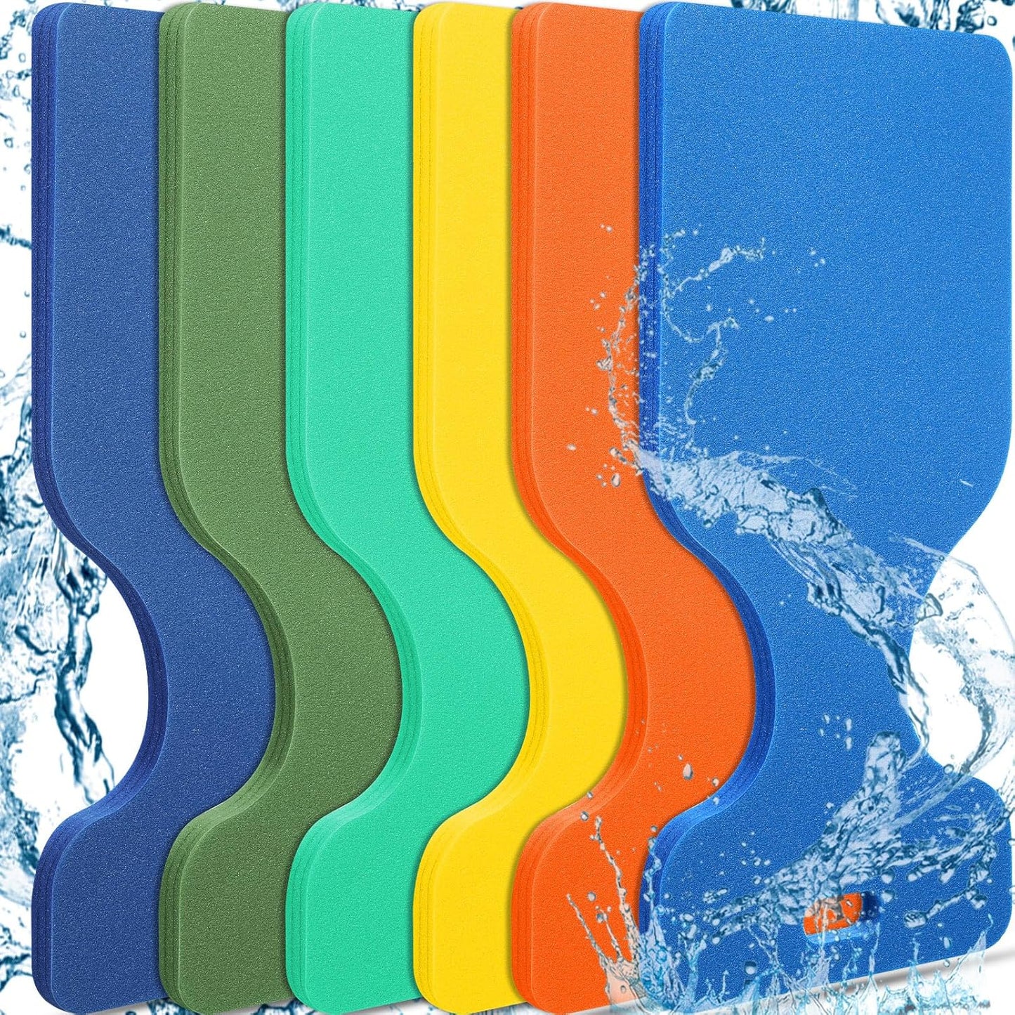 6 Pcs Water Solid Saddle Foam Pool Floats for Fun in the Sun