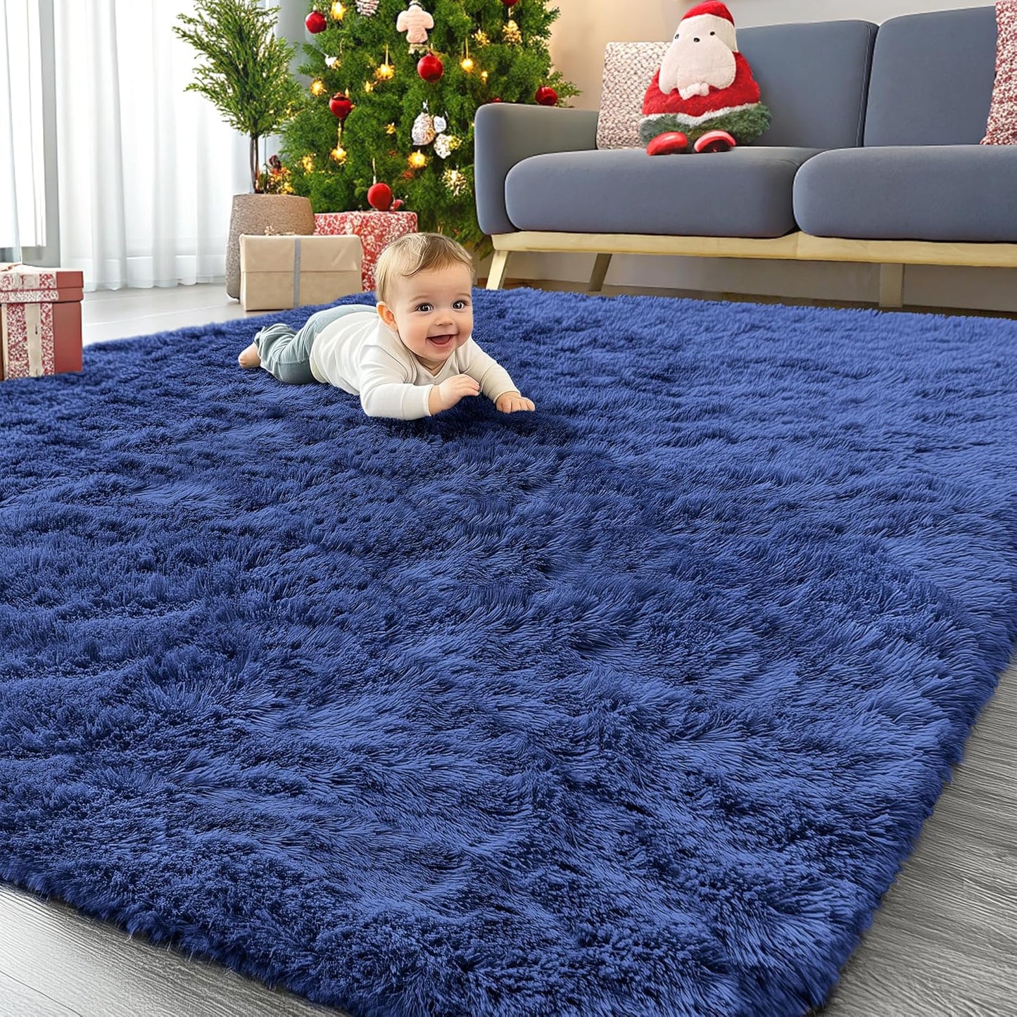 OLANLY 6x9 Machine Washable Area Rug for Living Room and Bedroom