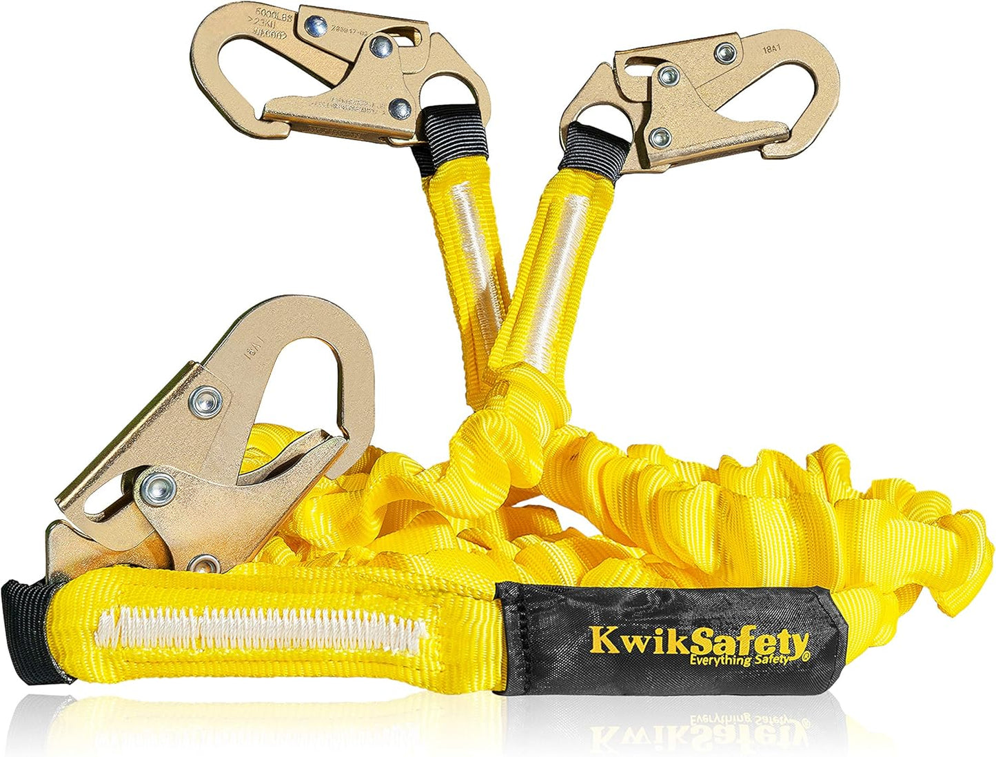 Double Leg Rattler Safety Lanyard with Internal Shock Absorber
