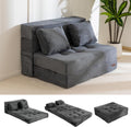 Convertible Sofa Bed Fold Out Loveseat Sleeper Sofa - 4 in 1 Space