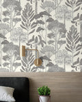 Forest Vintage Peel and Stick Wallpaper - Waterproof Boho Tree Design