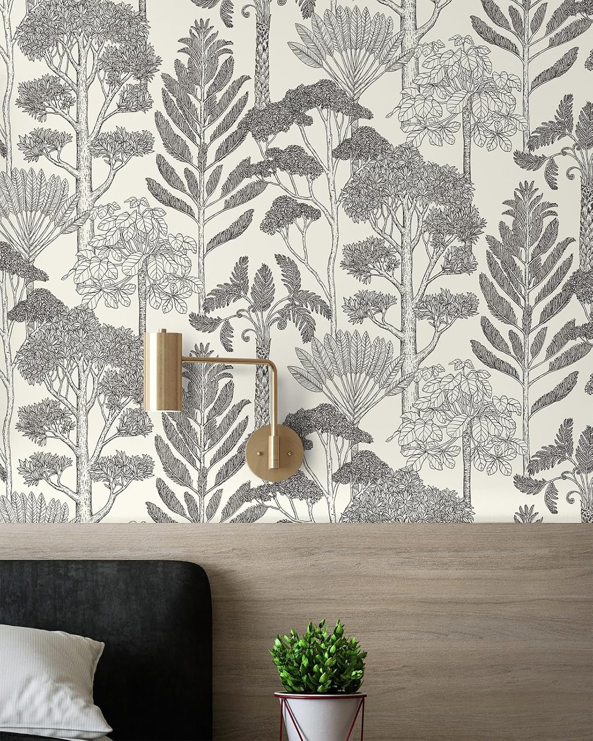 Forest Vintage Peel and Stick Wallpaper for Home Decor