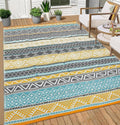 GlowSol Large Outdoor Rug 10x20 - Reversible Waterproof Camping Mat